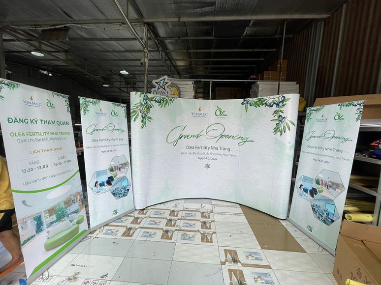 In Standee Backdrop Sự Kiện Quận 10 Lấy Ngay