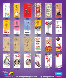 Mẫu bao lì xì tết 5