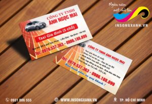 Mẫu card visit xe tự lái (2)