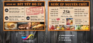 tờ rơi quán ăn sáng đẹp