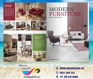 tờ rơi thiết kế nội thất