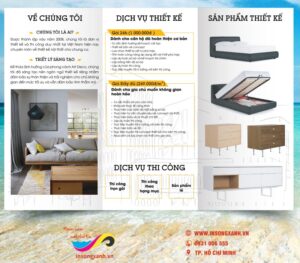 tờ rơi thiết kế nội thất đẹp