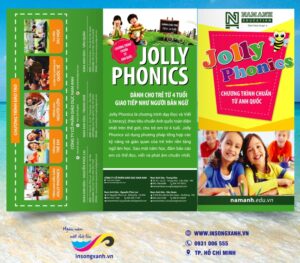 Tờ rơi trung tâm ngoại ngữ nam anh