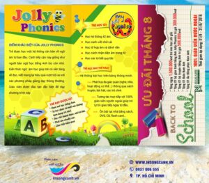 tờ rơi trung tâm ngoại ngữ nam anh 02