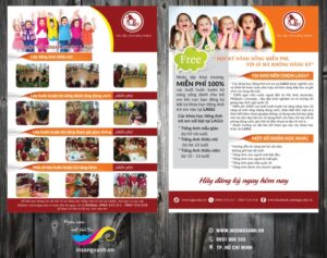 Tờ rơi trung tâm tiếng anh lagu