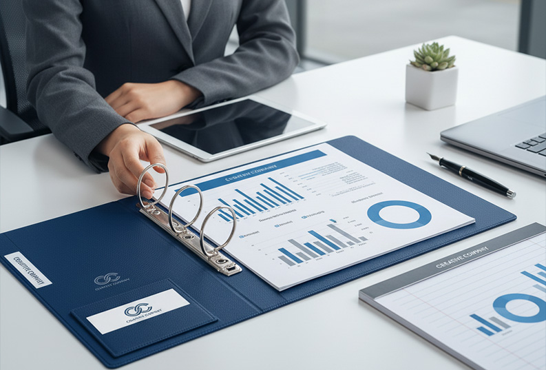 In Folder Hồ Sơ Doanh Nghiệp Tân Bình – Giải Pháp Nâng Tầm Hình Ảnh Thương Hiệu