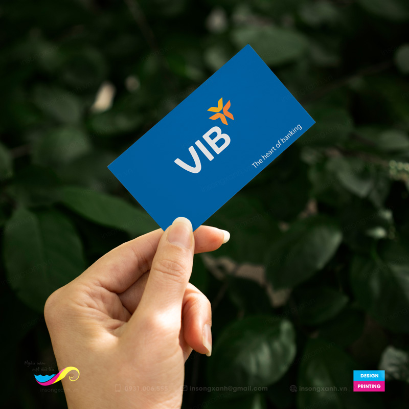 in name card ngân hàng tại Tân Bình