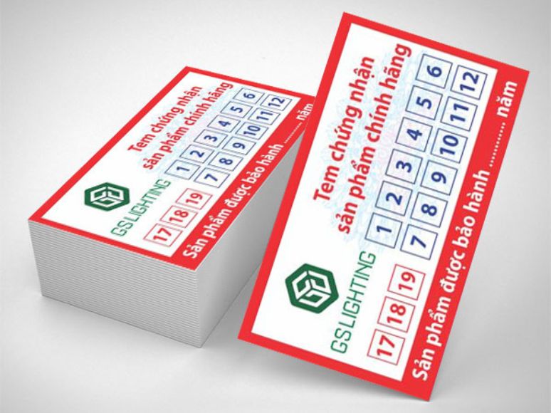In Tem Bảo Hành Decal Vỡ Giòn Giá Rẻ